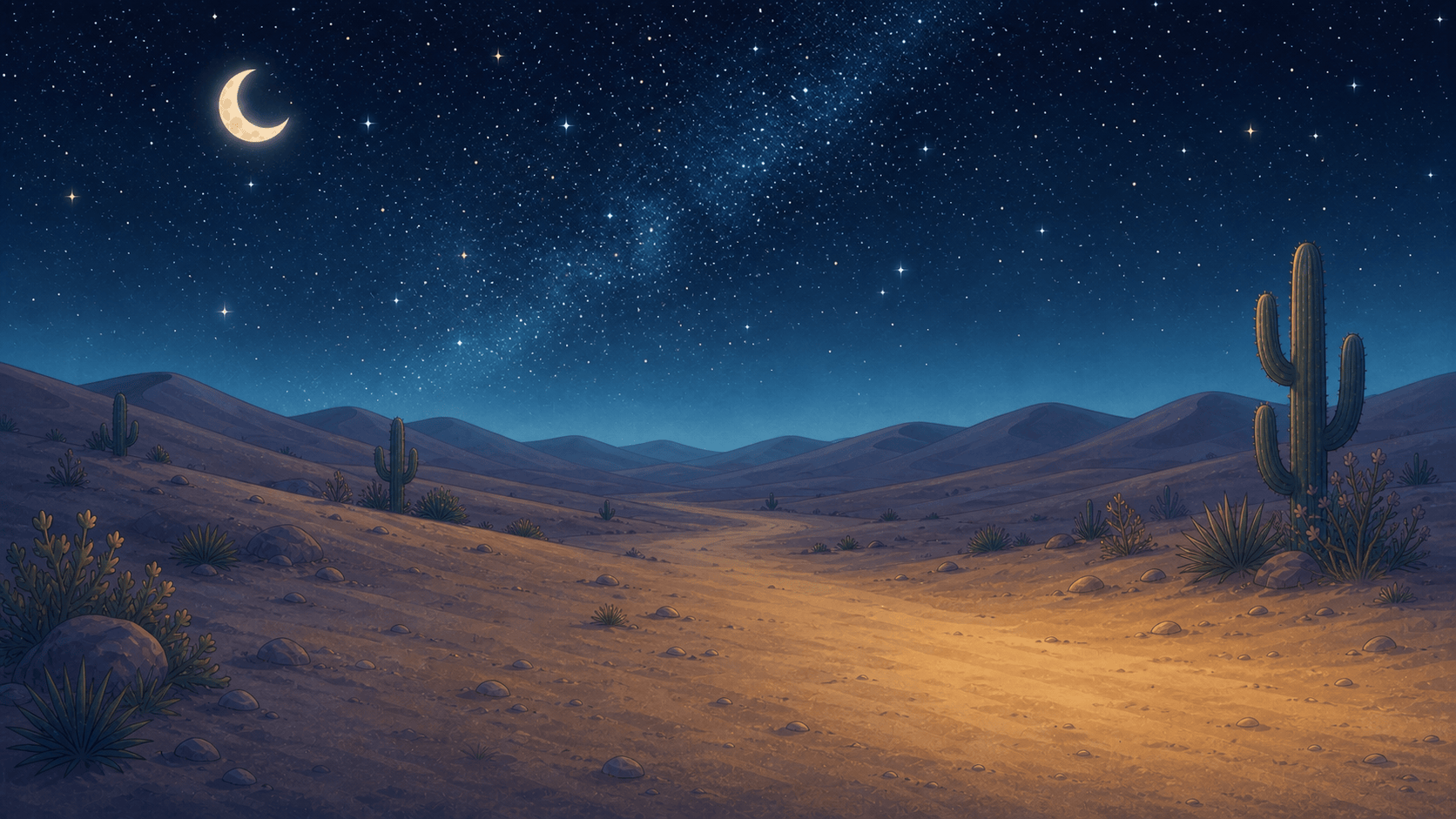 星夜沙漠皮肤预览